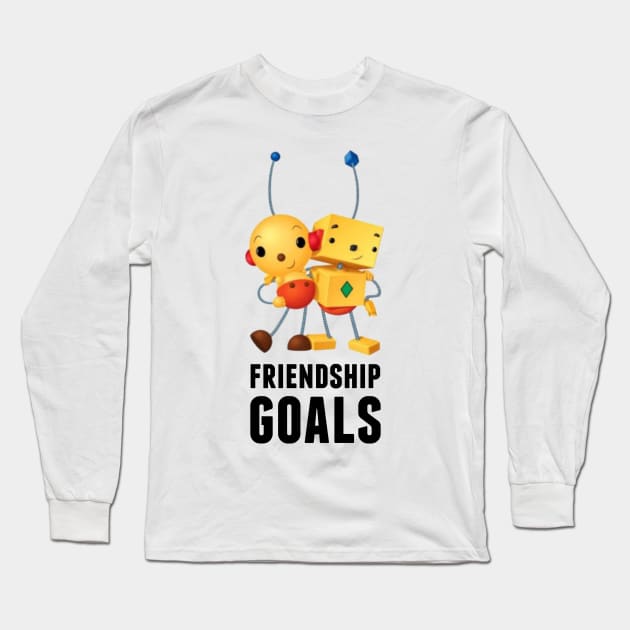 Friendship Goals Long Sleeve T-Shirt by alliejoy224